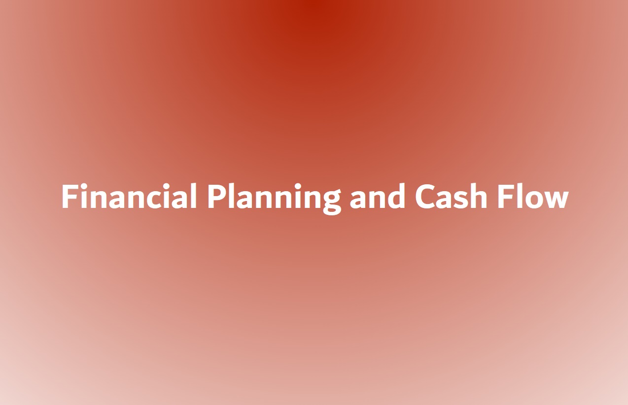 Financial planning and cash flow